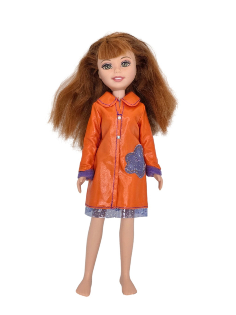 Vintage 2004 Mattel Wee 3 Friends "Rain! Rain! Orange Raincoat replacement doll